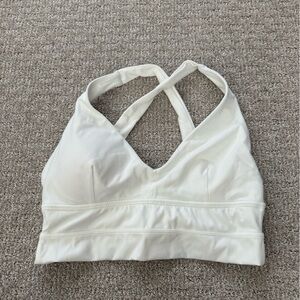BuffBunny White Alpha Sports Bra